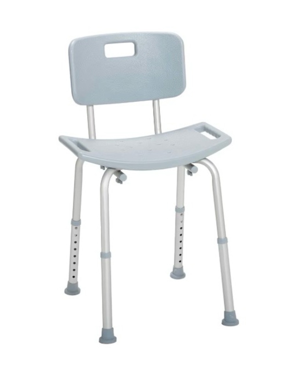 Drive Brand, Medical Bathroom Safety Shower Tub Bench Chair with Back, Gray NEW